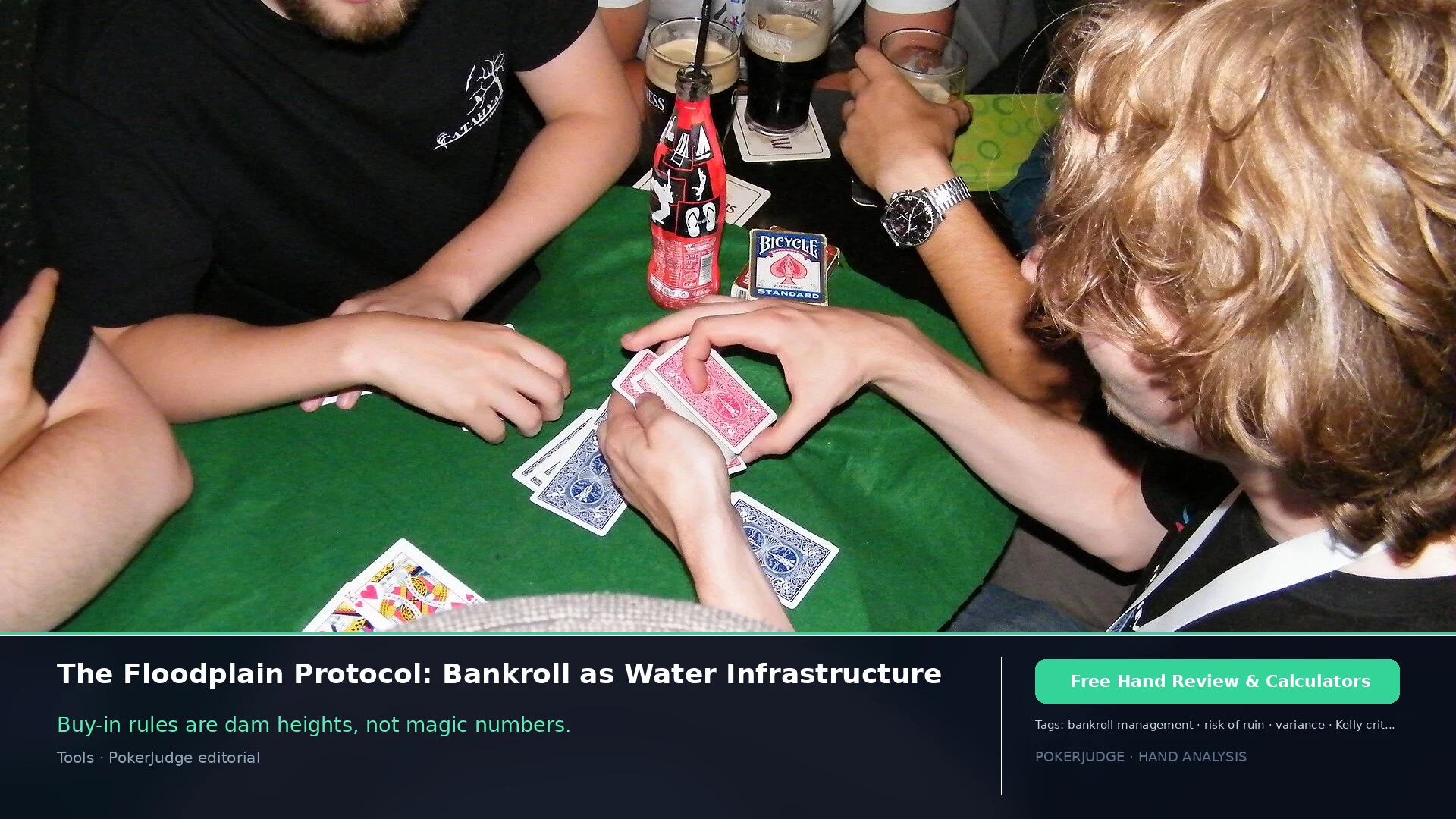 The Floodplain Protocol: Bankroll Dam Height & Spillway | PokerJudge