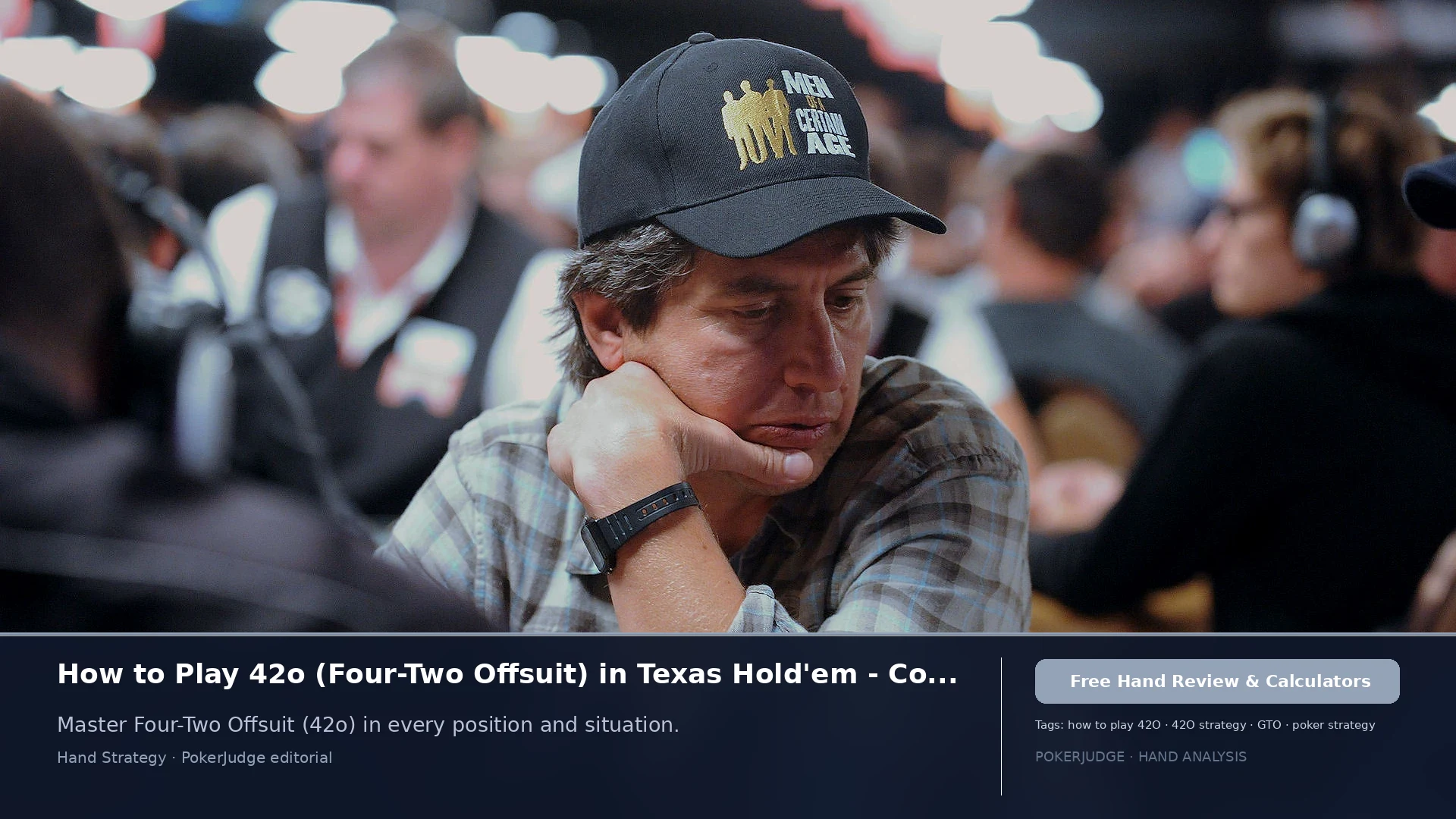 How to Play 42o (42 offsuit) in Texas Holdem | PokerJudge