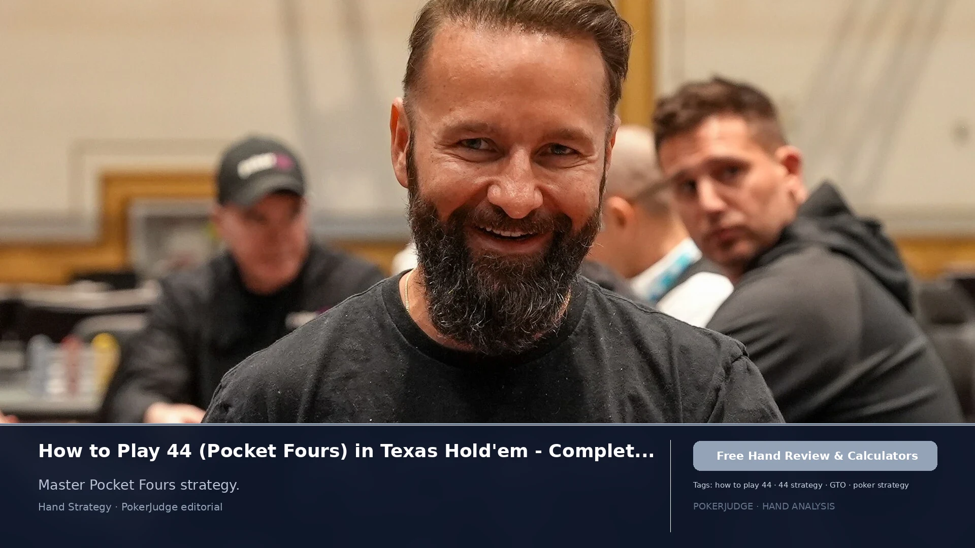 How to Play 44 (Pocket 4s) in Texas Holdem | PokerJudge