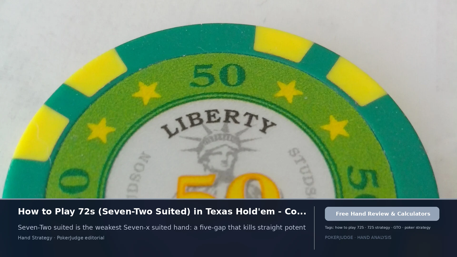 How to Play 72s (72 suited) in Texas Holdem | PokerJudge