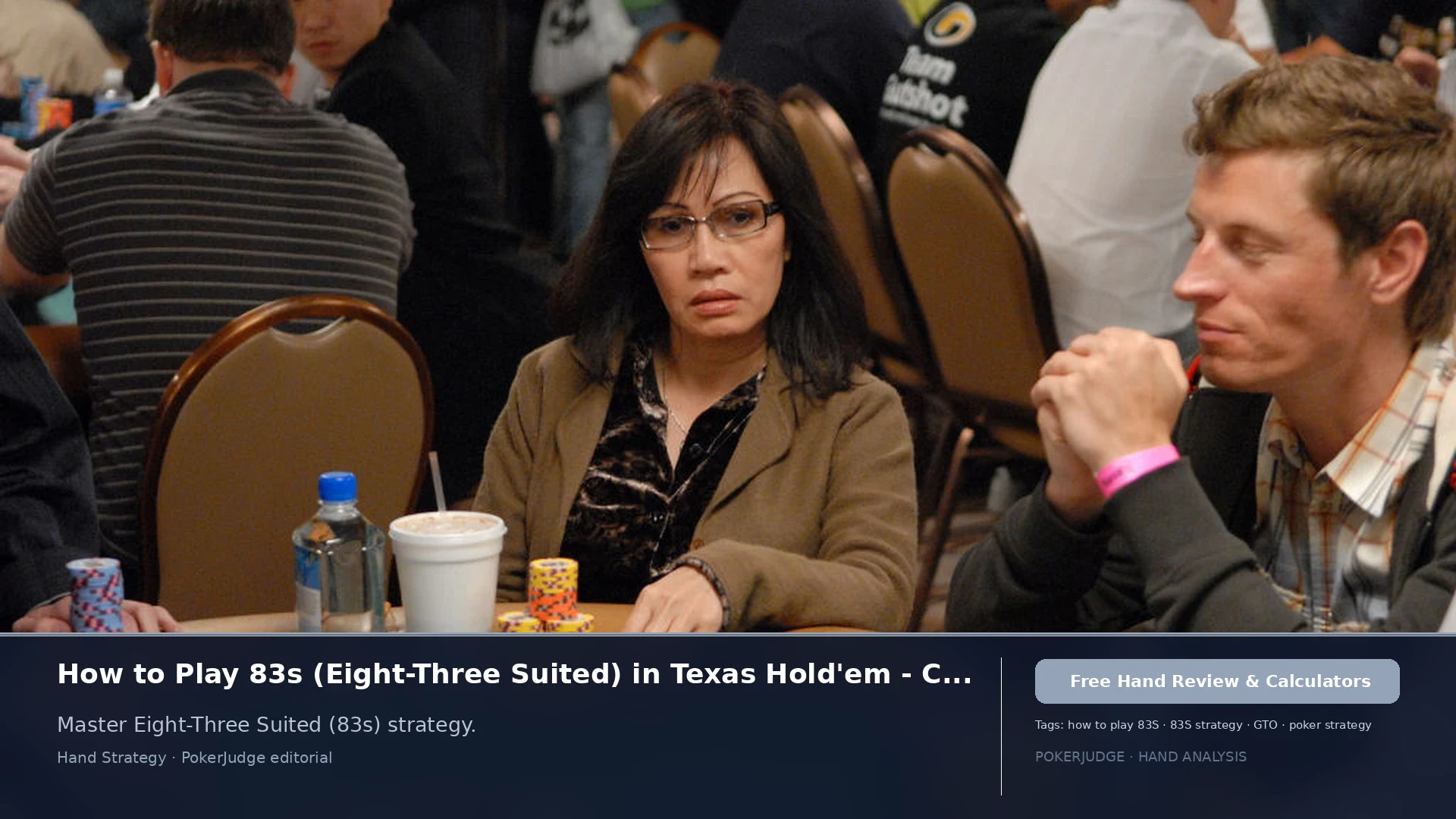 How to Play 83s (83 suited) in Texas Holdem | PokerJudge