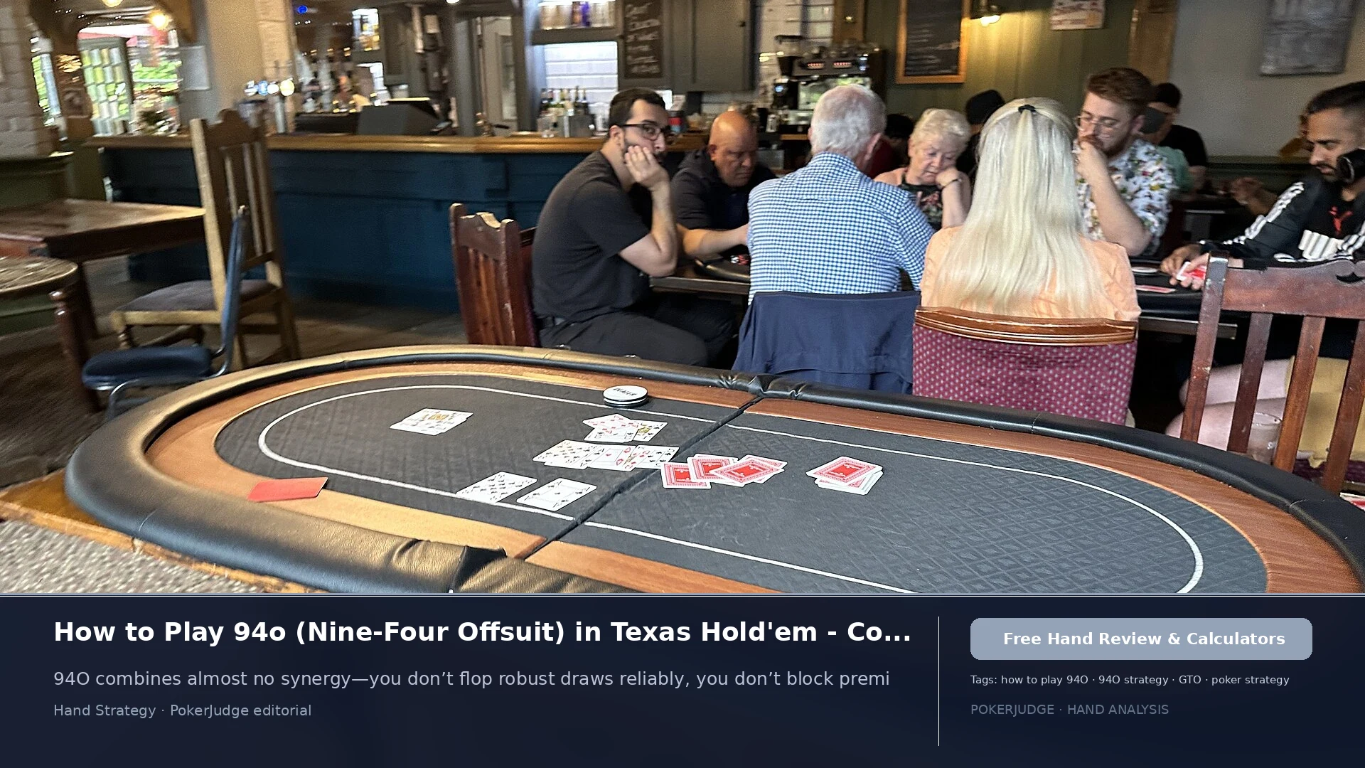 How to Play 94o (94 offsuit) in Texas Holdem | PokerJudge