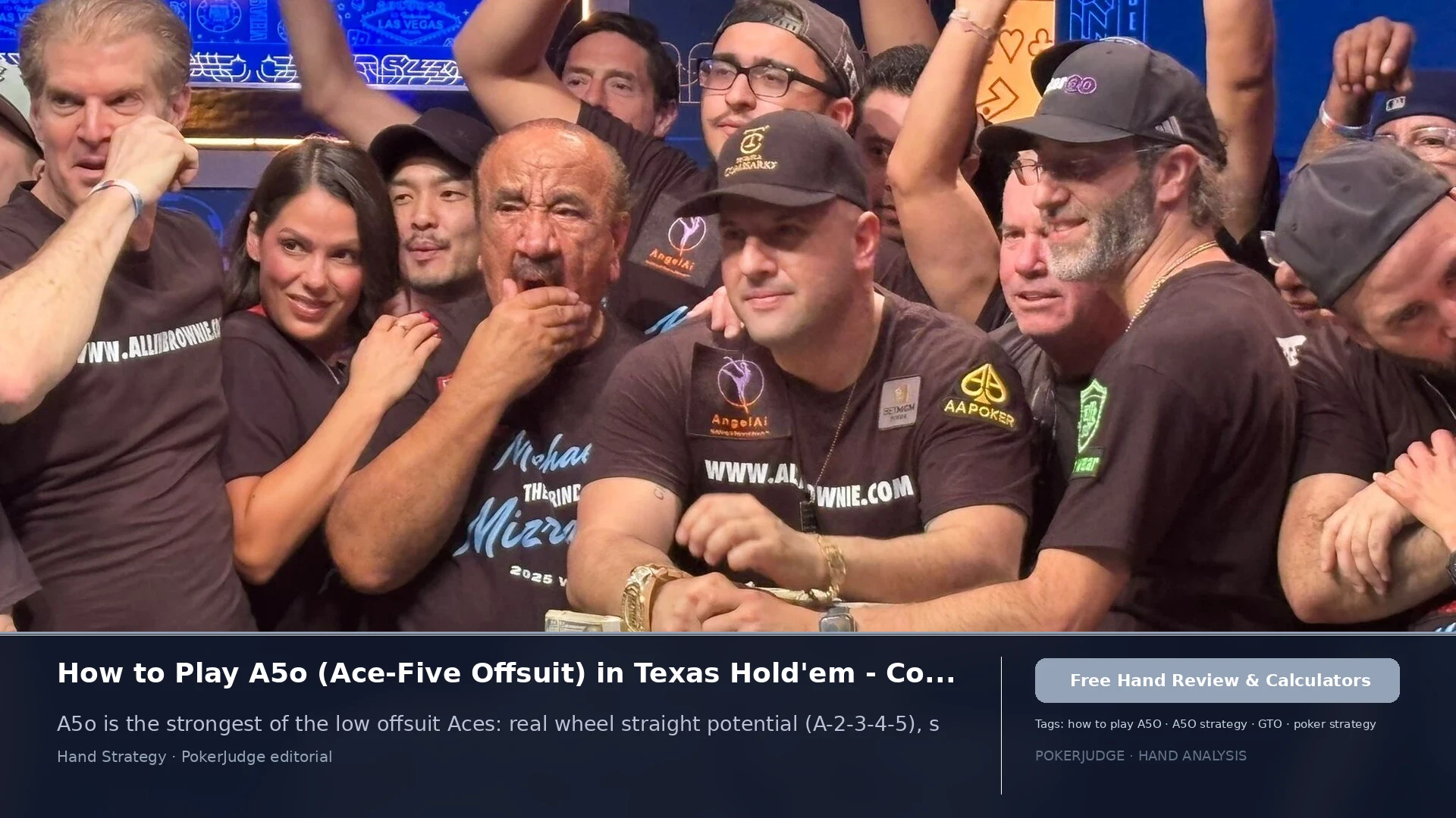 How to Play A5o (A5 offsuit) in Texas Holdem | PokerJudge
