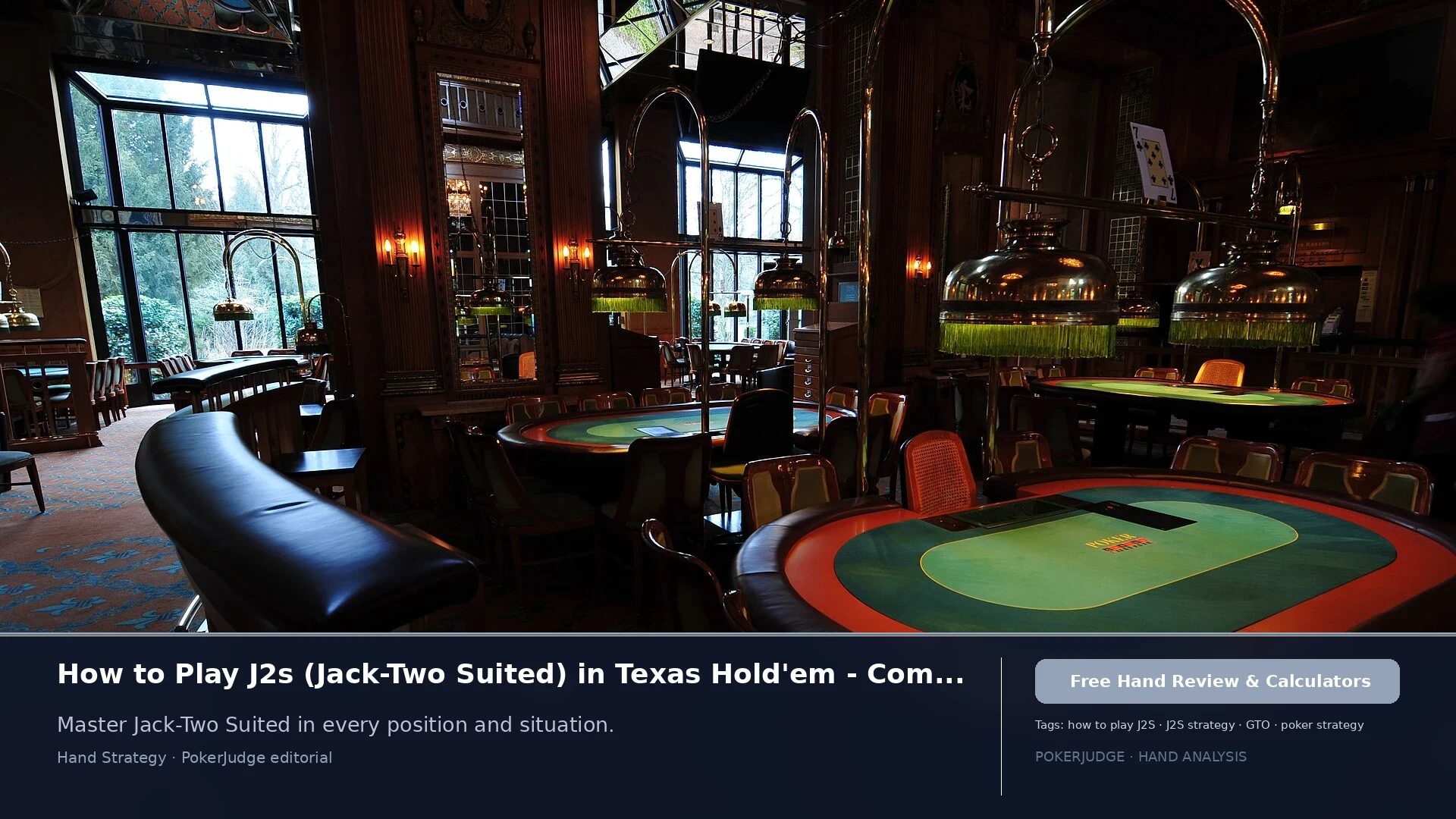 How to Play J2s (J2 suited) in Texas Holdem | PokerJudge