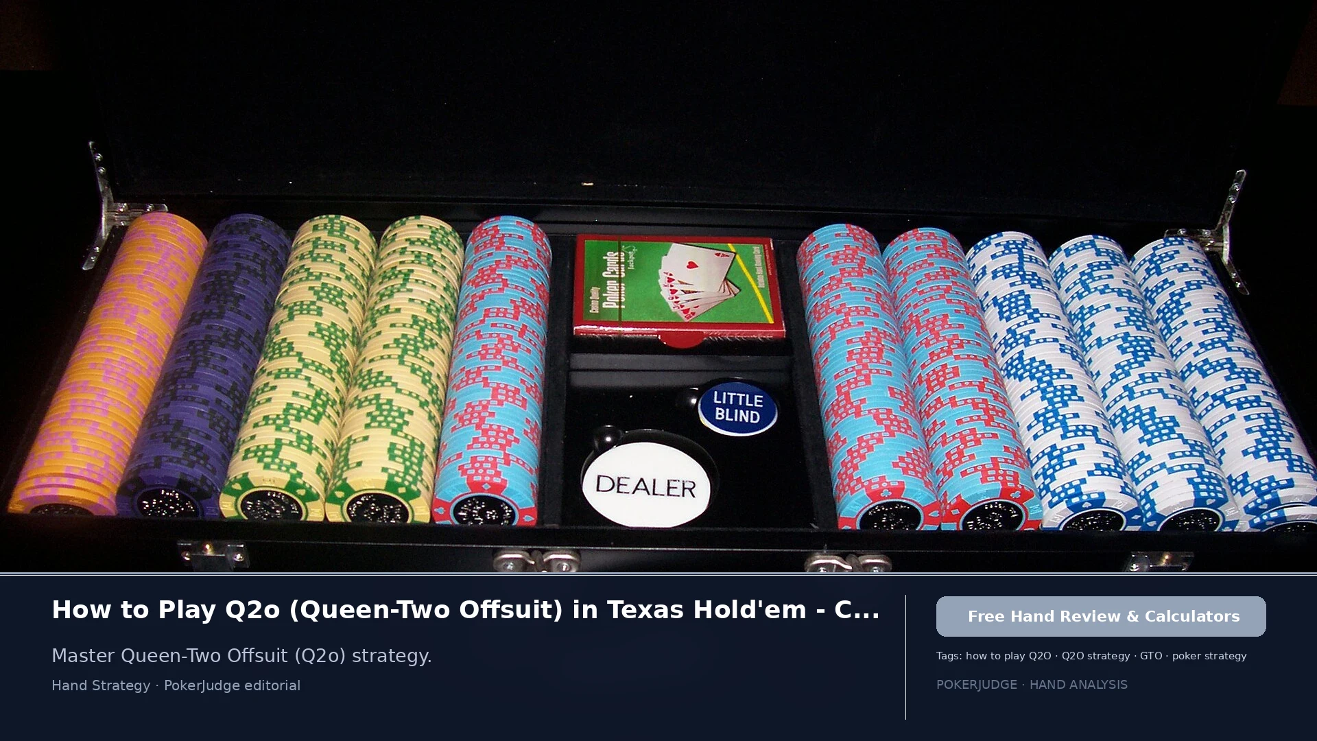 How to Play Q2o (Q2 offsuit) in Texas Holdem | PokerJudge