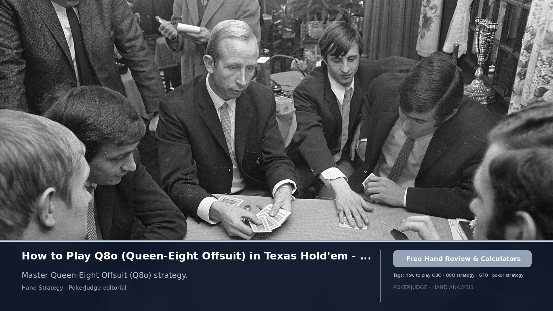 How to Play Q8o (Q8 offsuit) in Texas Holdem | PokerJudge