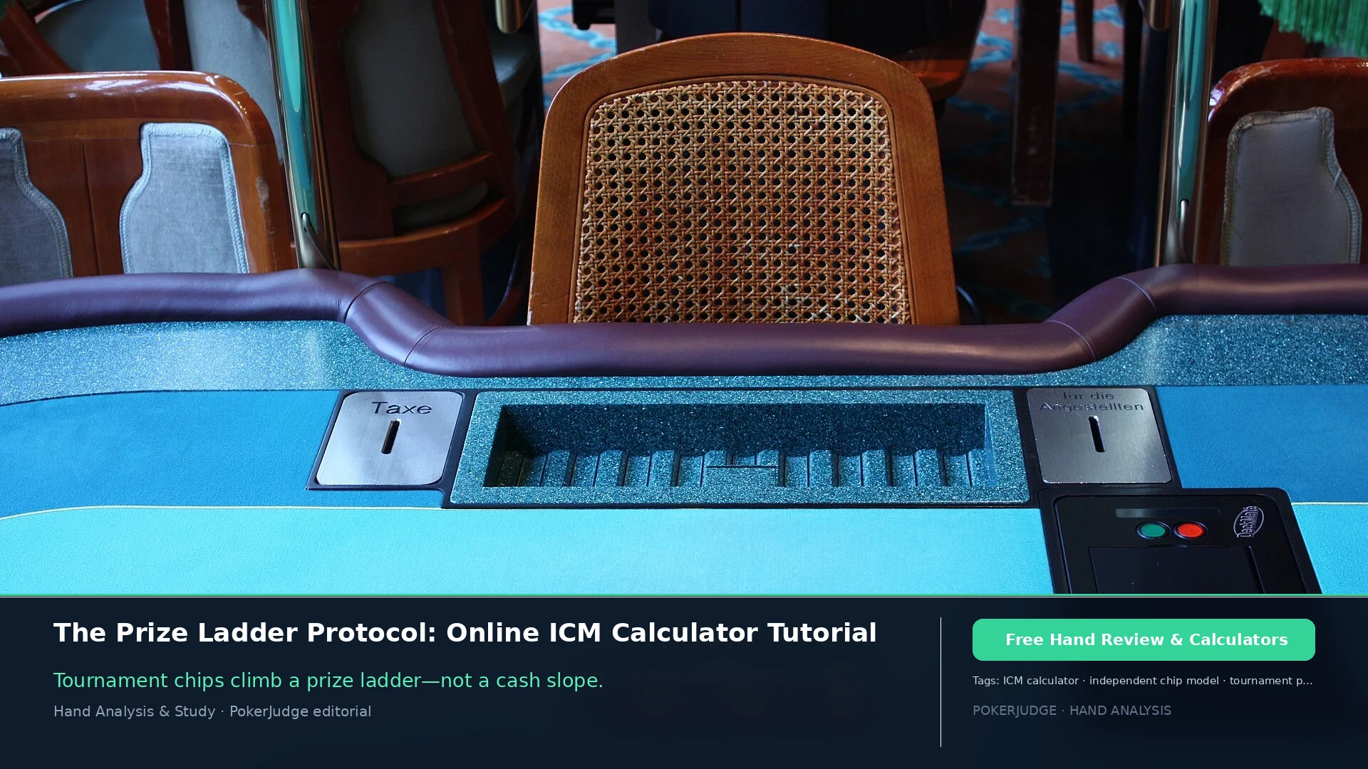 Prize Ladder Protocol: Online ICM Calculator Tutorial | PokerJudge
