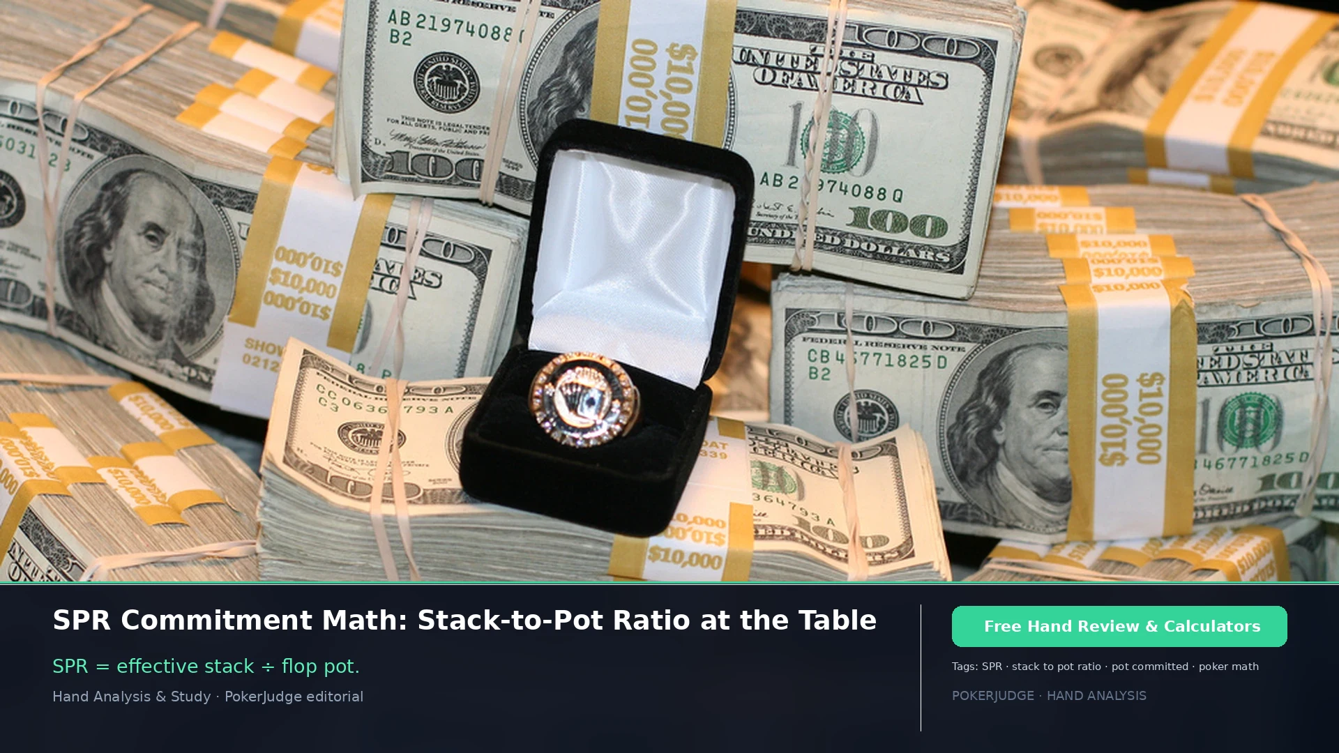 SPR Commitment Math: Stack-to-Pot Ratio at the Table | PokerJudge