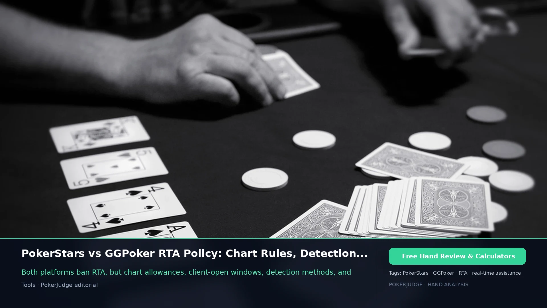 PokerStars vs GGPoker RTA Policy: Chart Rules, Detection | PokerJudge