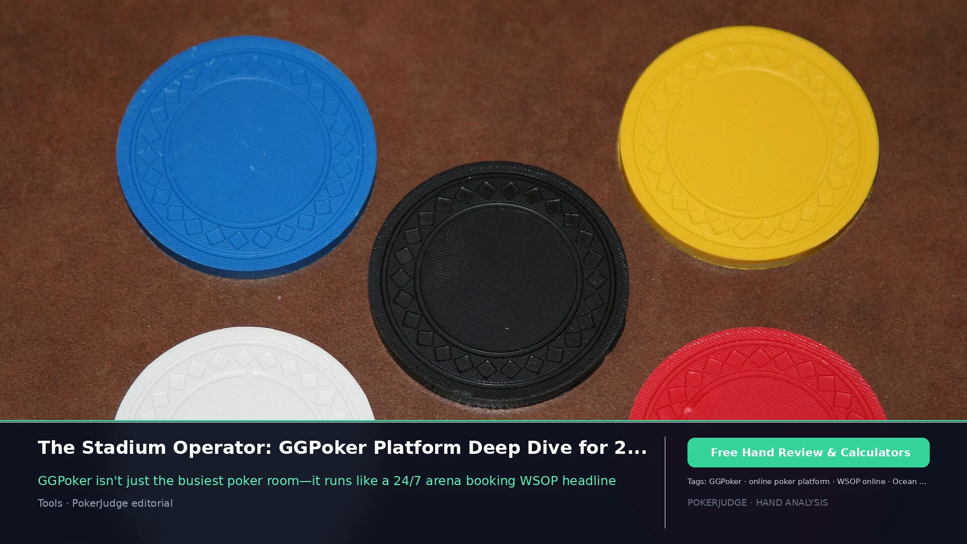 GGPoker Platform Guide 2026: WSOP, Ocean Rewards & Rake | PokerJudge