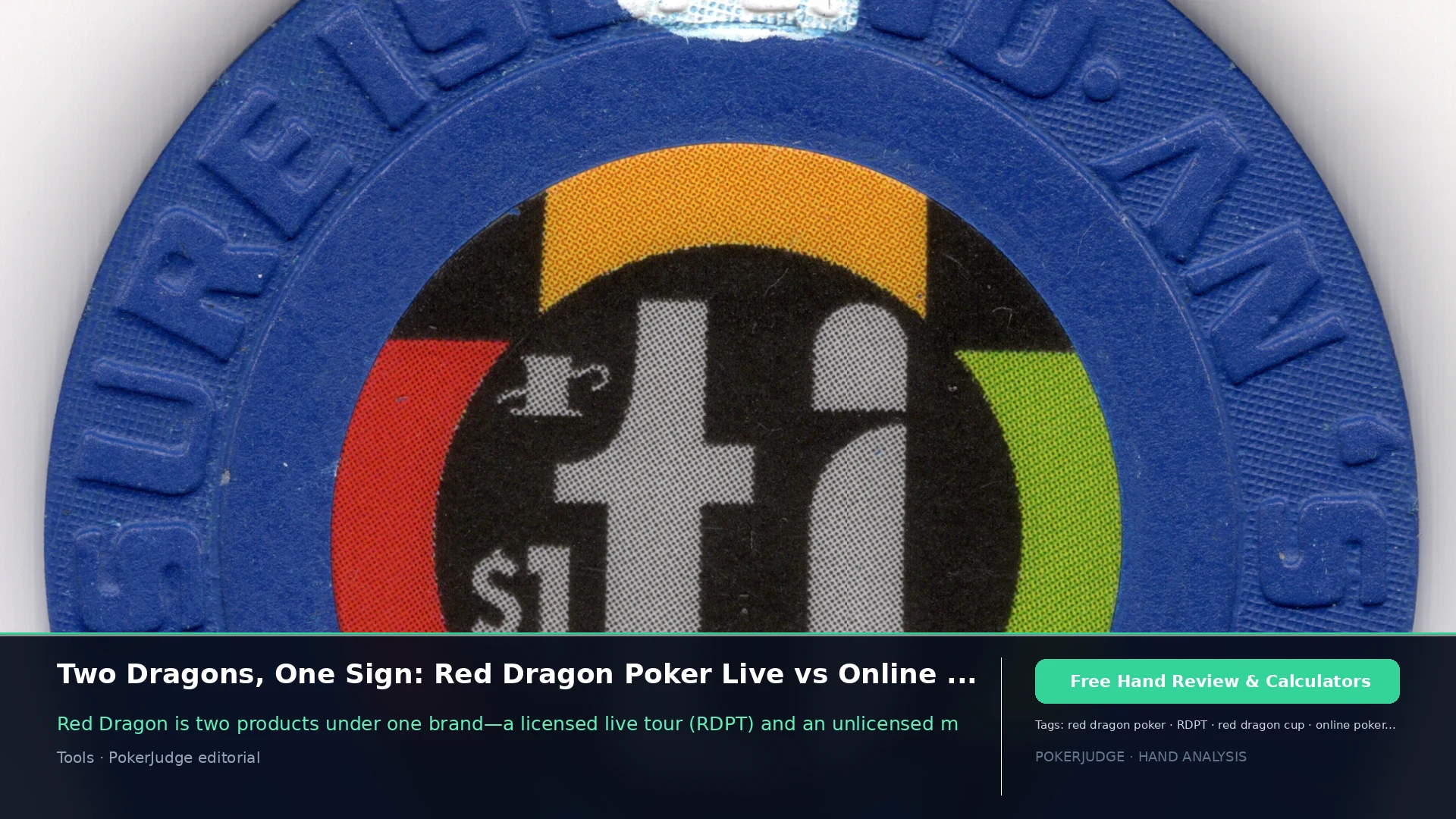 Red Dragon Poker Guide: Live RDPT vs Online App (RDC) | PokerJudge